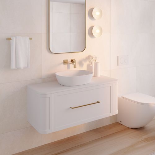 Mila Curved Wall Hung Vanities