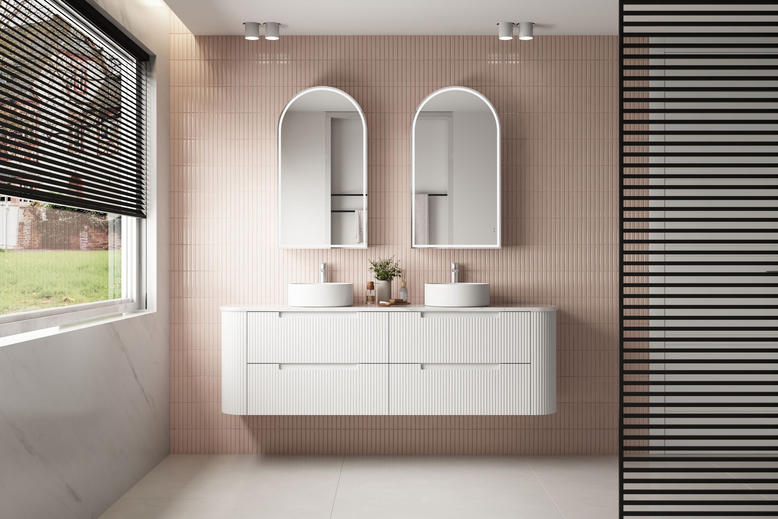 Aulic Curva Wall Hung Vanities