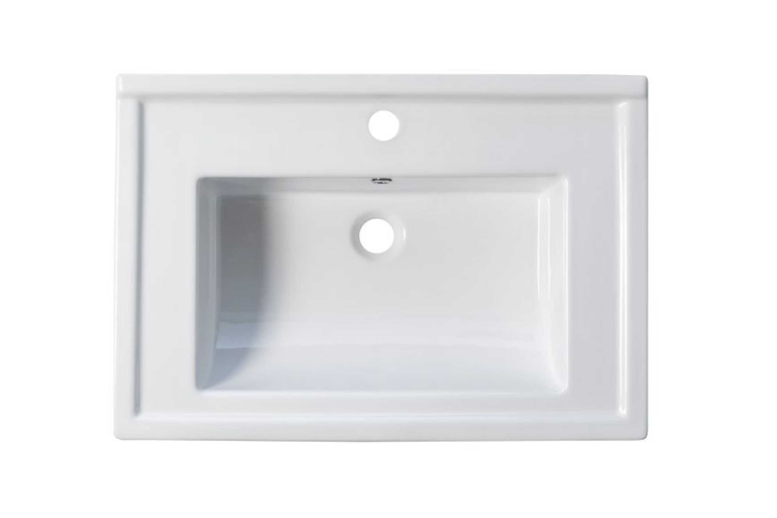 English Classic Wall-Hung Vanity, 2 Drawers