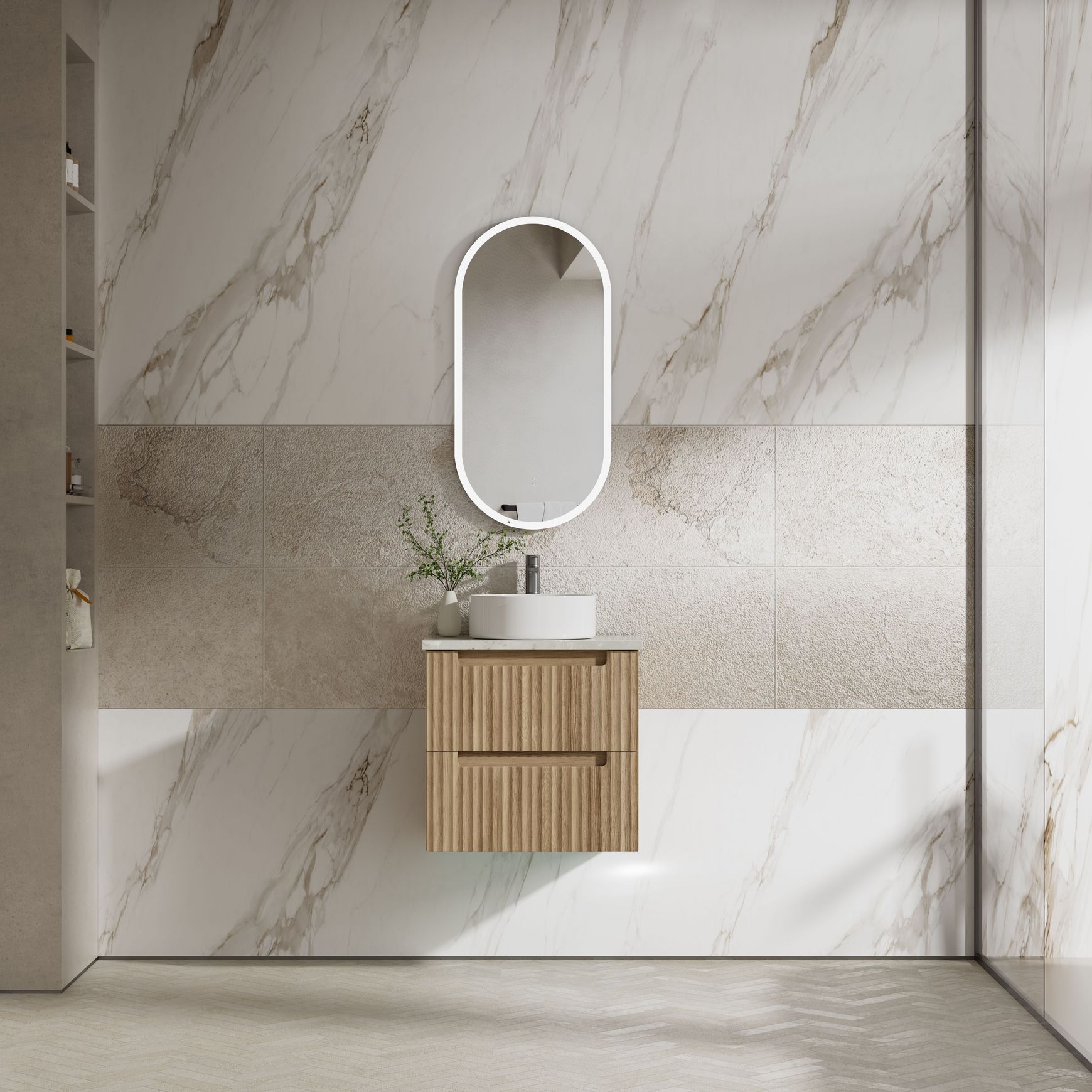 Aulic Lovina Tier Wall Hung Vanities