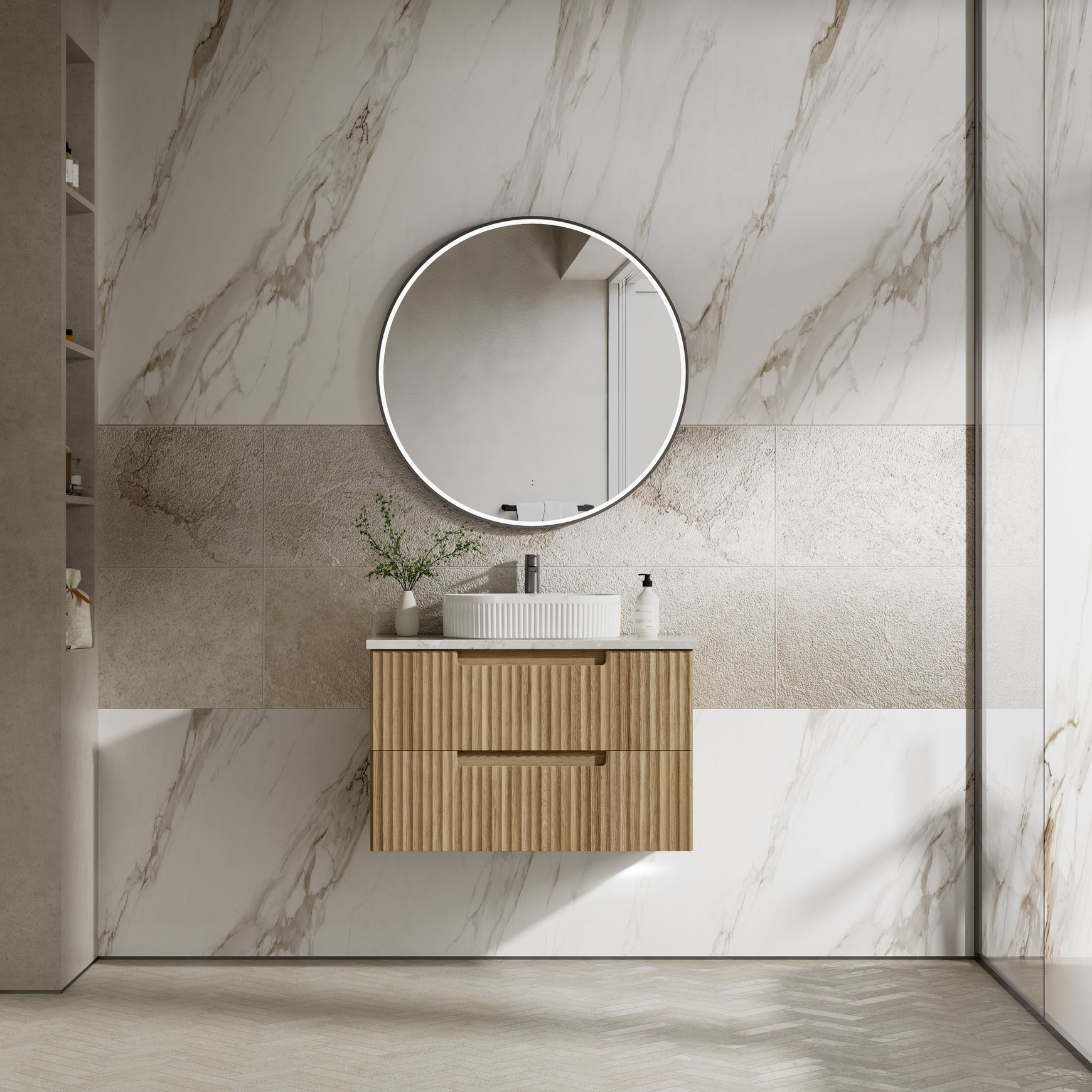Aulic Lovina Tier Wall Hung Vanities