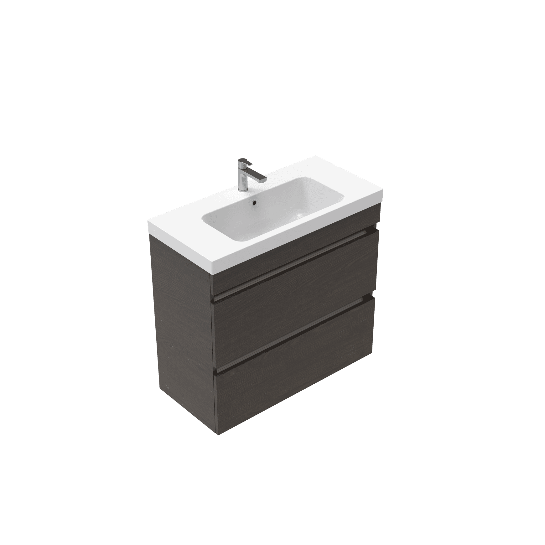 Brookfield Slim Wall Hung Double Height Vanity