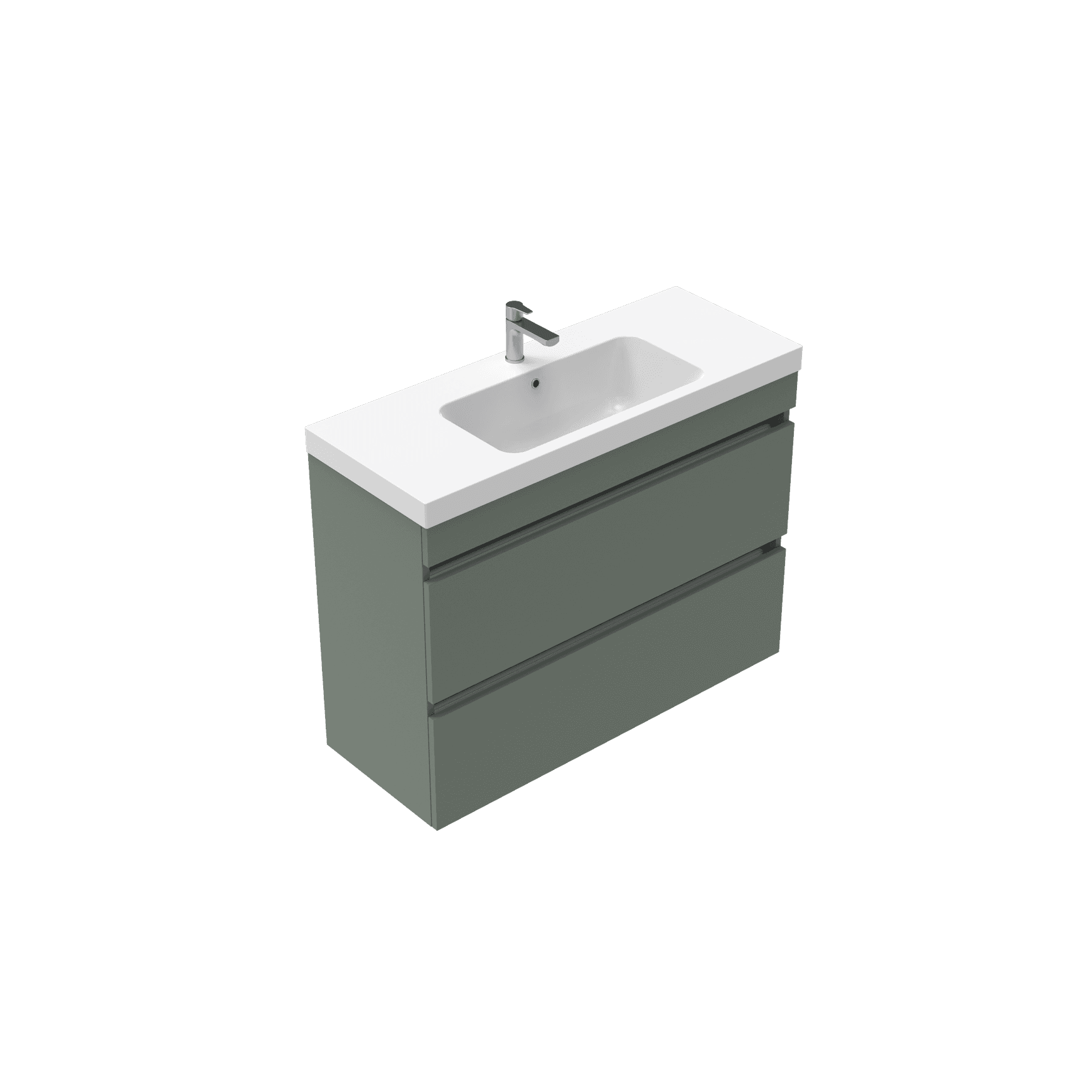 Brookfield Slim Wall Hung Double Height Vanity