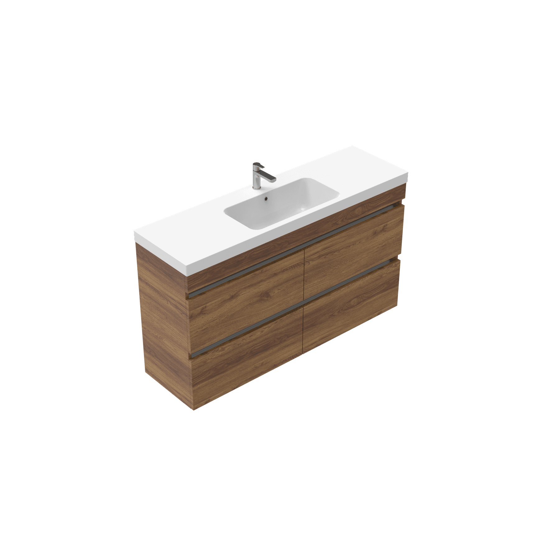 Brookfield Slim Wall Hung Double Height Vanity