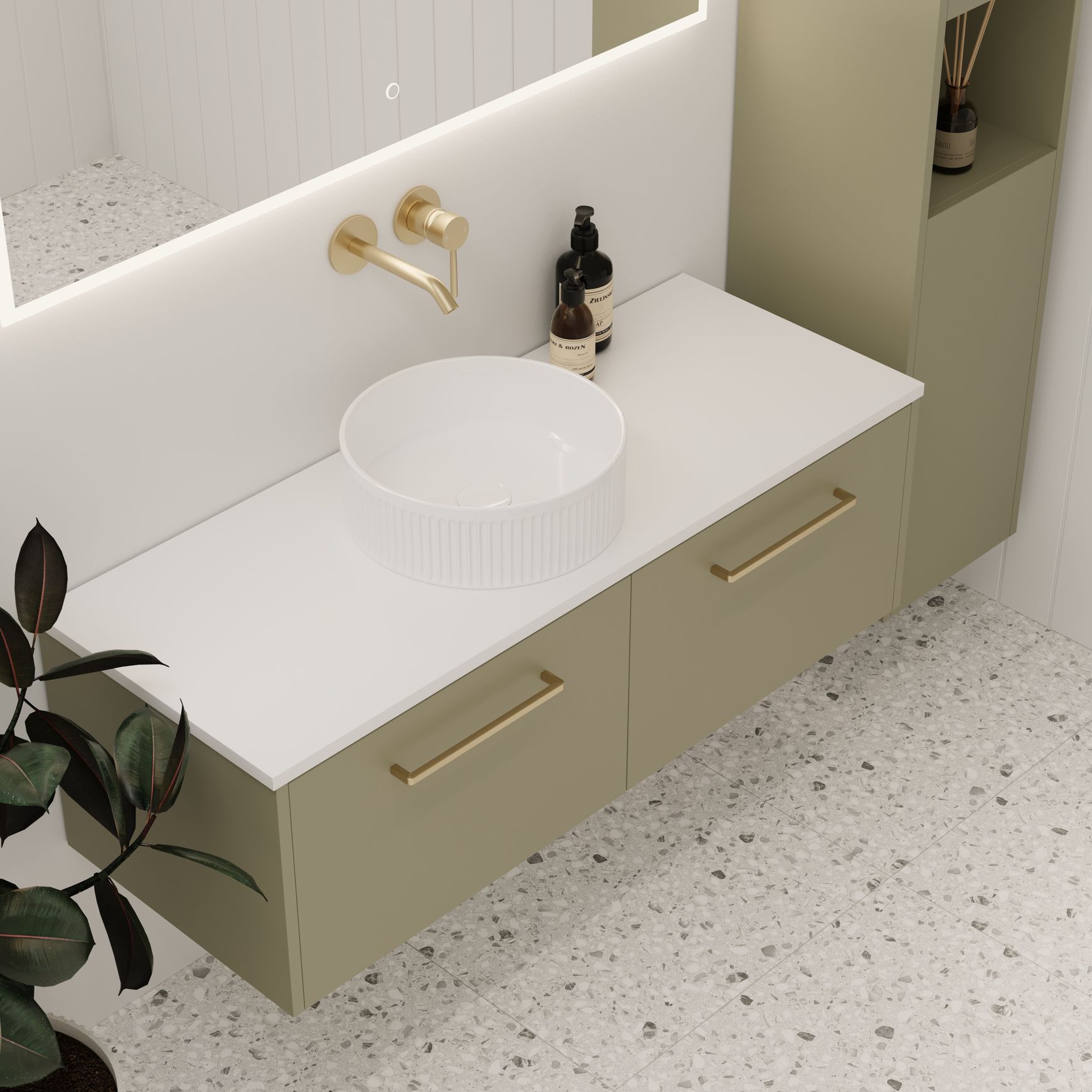 Sahara Luxe Wall Hung Vanity