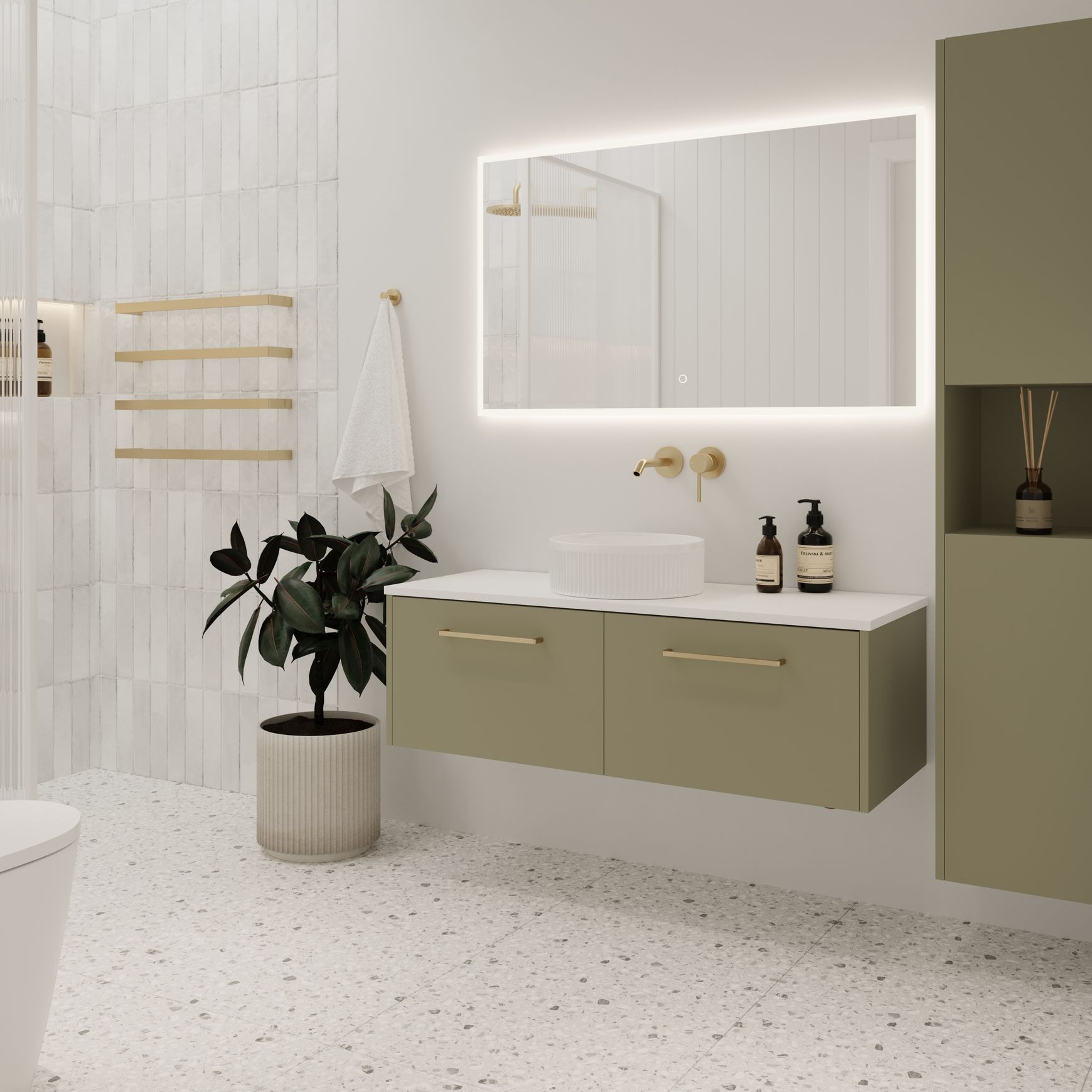Sahara Luxe Wall Hung Vanity