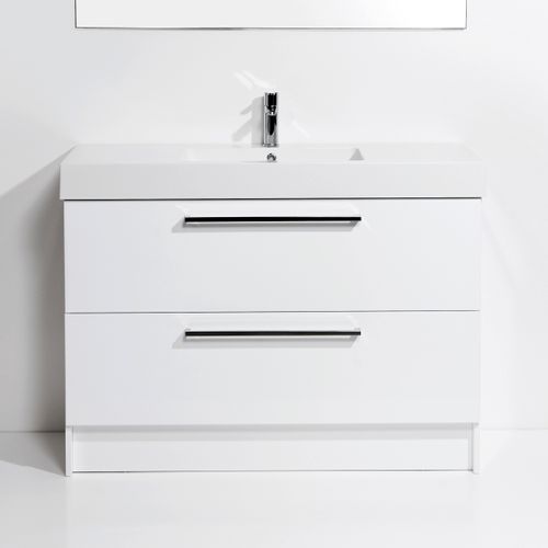 Splash Floorstanding Vanity, 2 Drawers