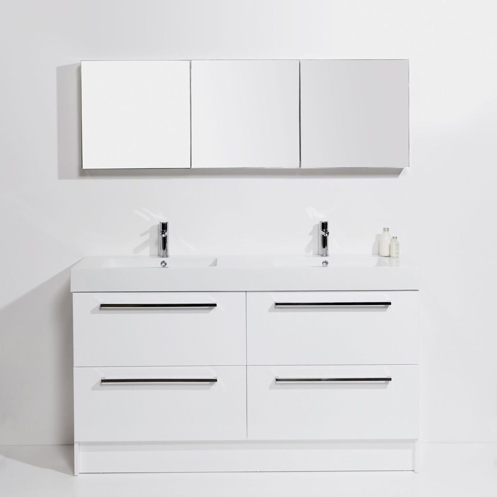 Splash Floorstanding Vanity, 4 Drawers