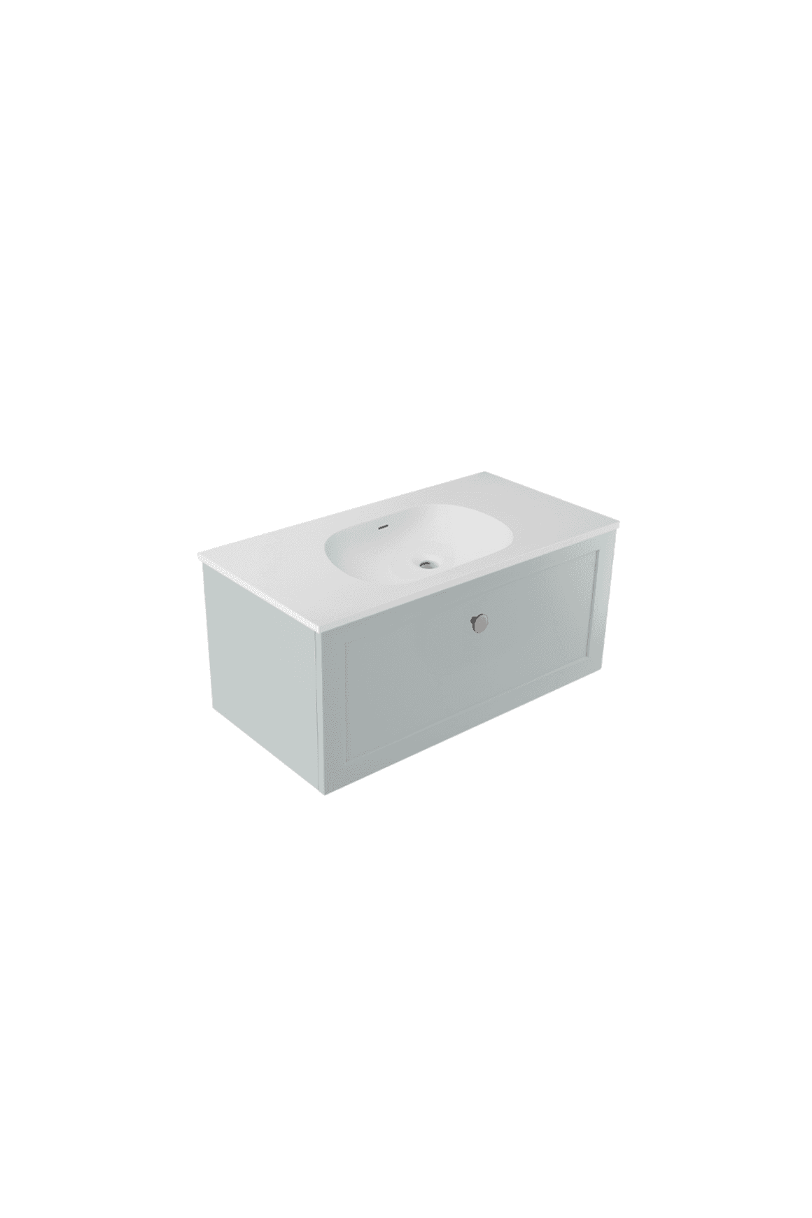 Telaio 900 Single Centre Bowl Wall Vanity