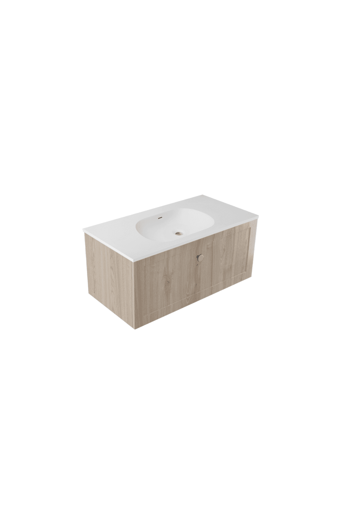 Telaio 900 Single Centre Bowl Wall Vanity