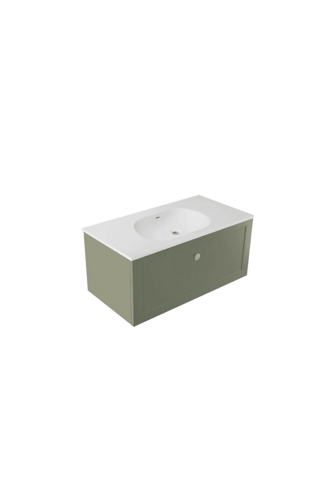 Telaio 900 Single Centre Bowl Wall Vanity