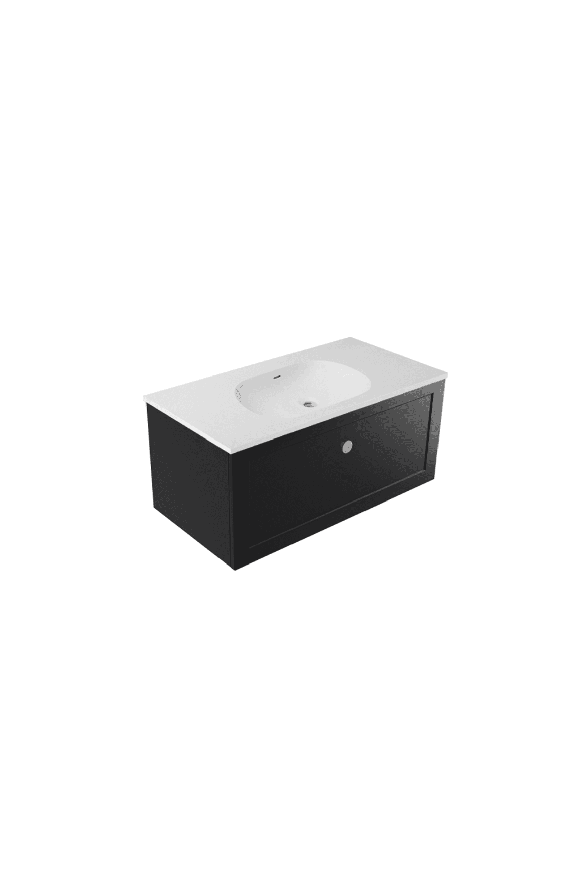 Telaio 900 Single Centre Bowl Wall Vanity