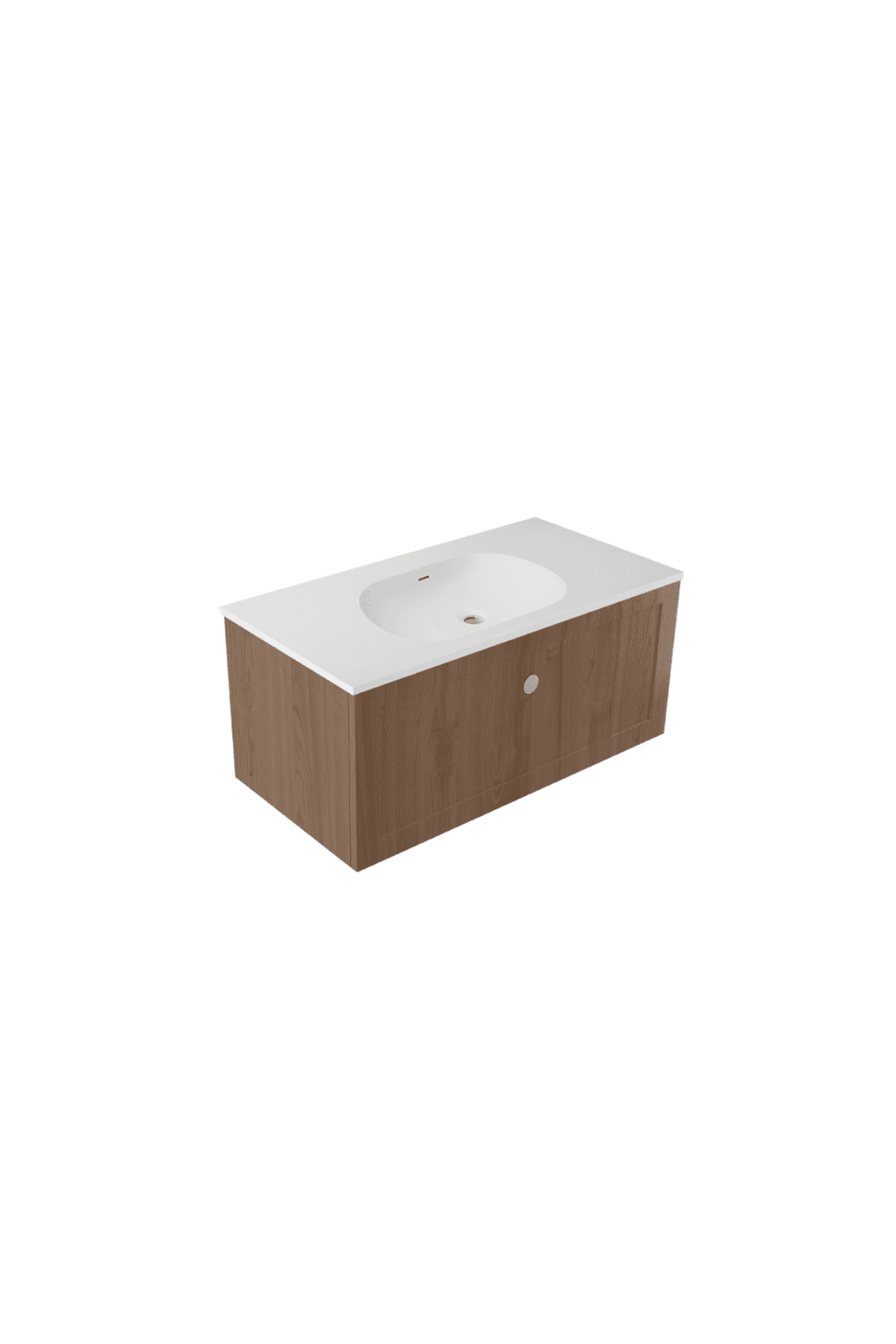 Telaio 900 Single Centre Bowl Wall Vanity