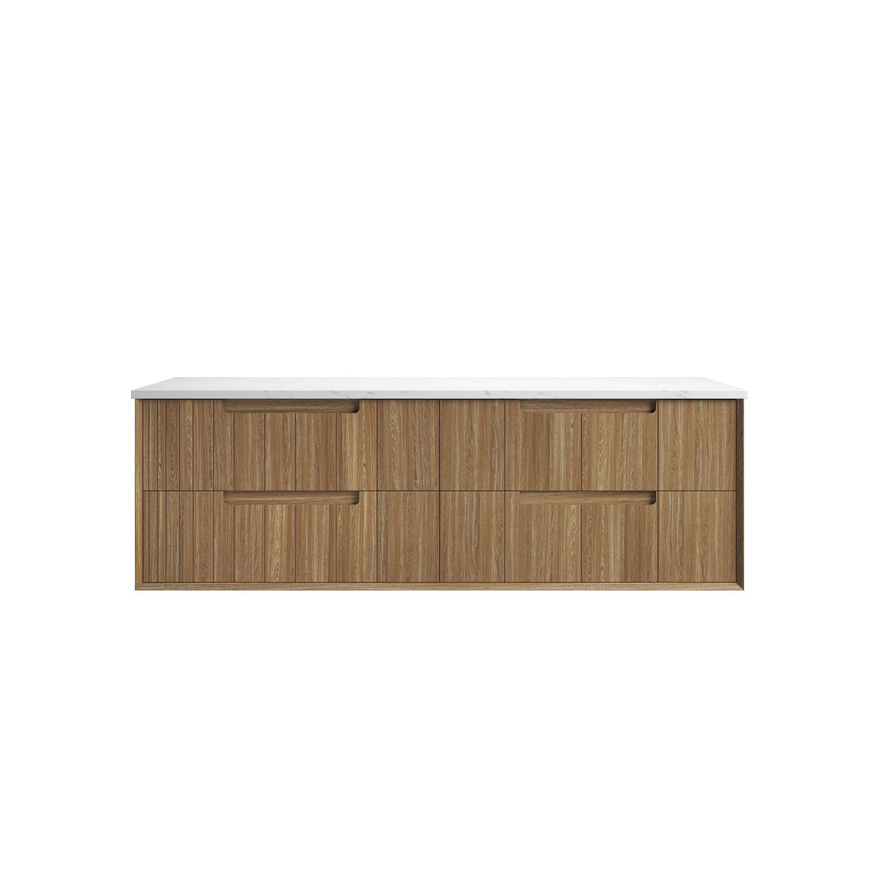 Aulic Voulari Framed Wall Hung 1800 Harvest Oak Cabinet