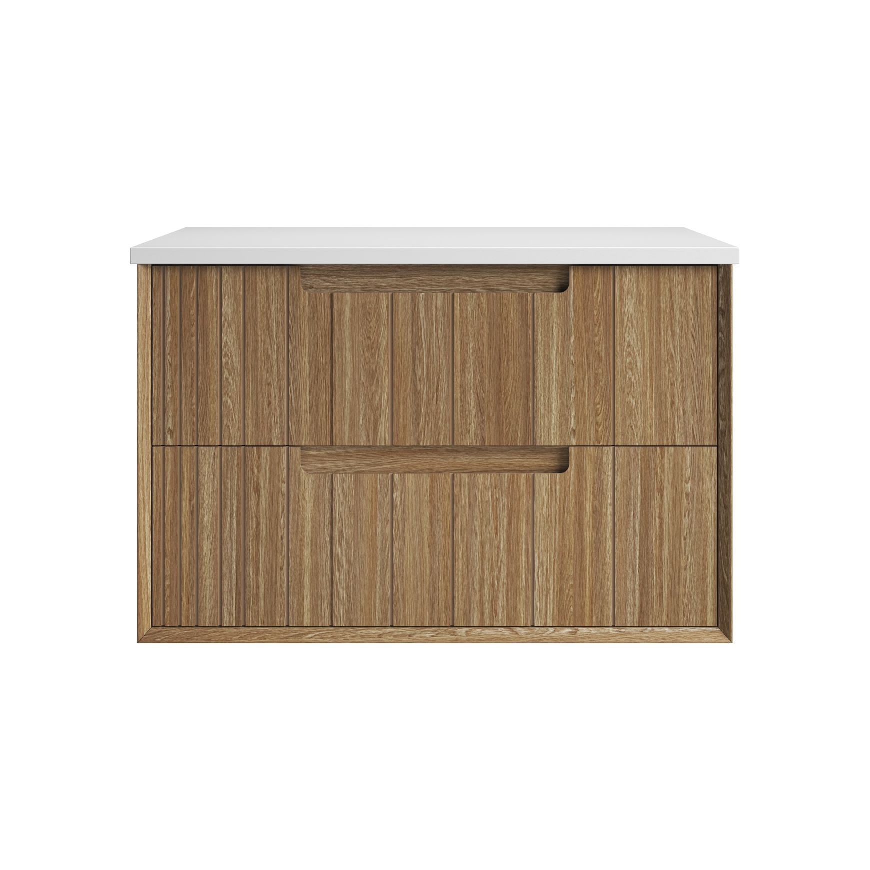 Aulic Voulari Framed Wall Hung 900m Harvest Oak Cabinet
