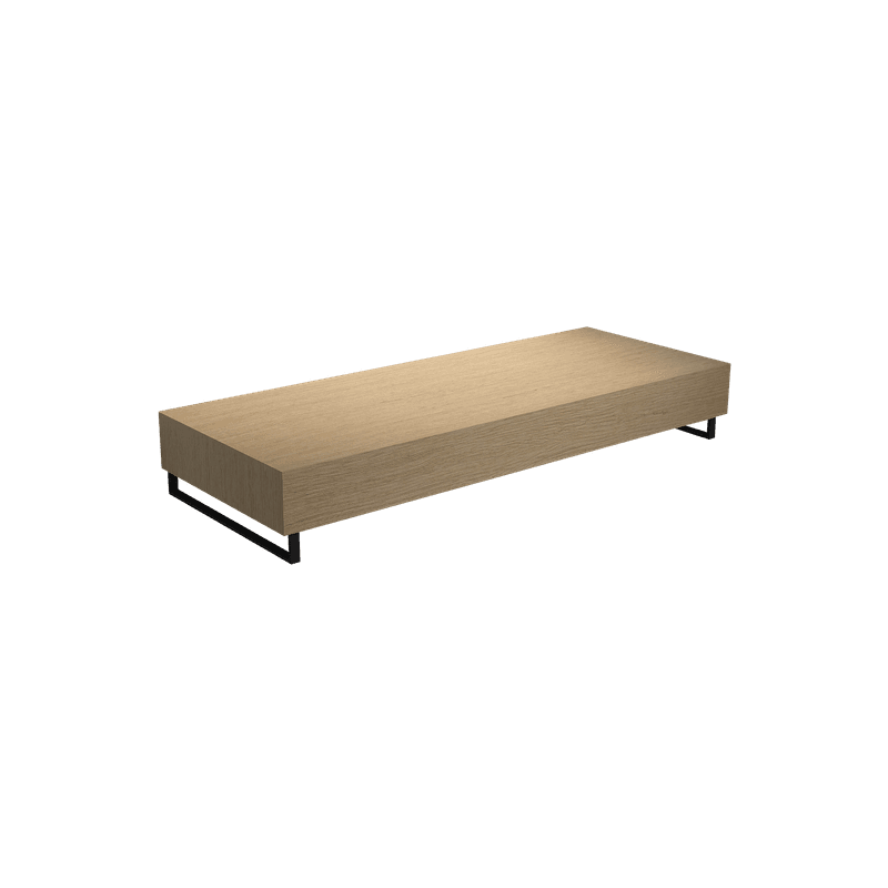 Wall Mount Slab 1500 x 460 x 120mm Oak Veneer