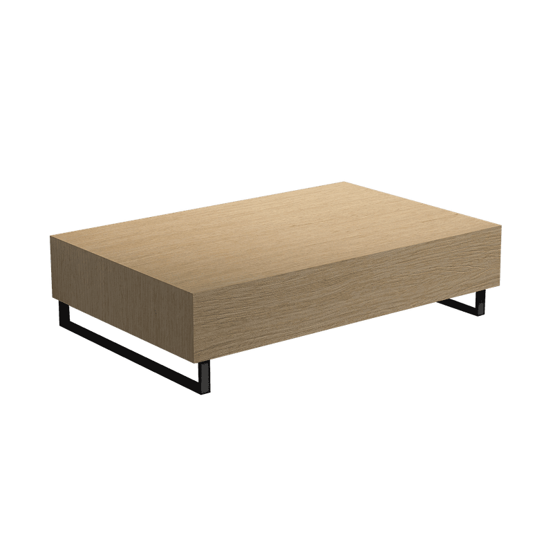 Wall Mount Slab 900 x 460 x 120mm Oak Veneer