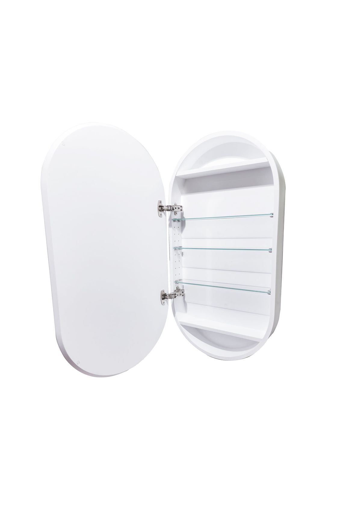 Code Neo Oval Round Mirror Cabinet 500 X 950mm