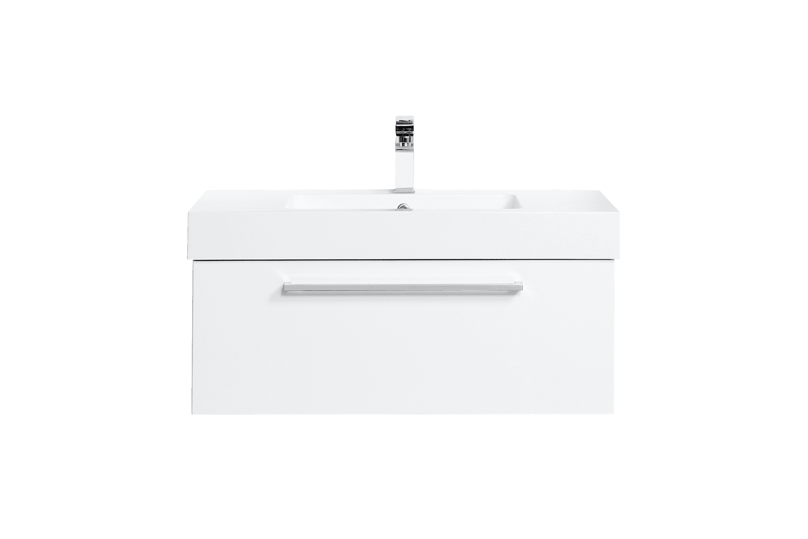 Splash Wall-Hung Vanity, 1 Drawer