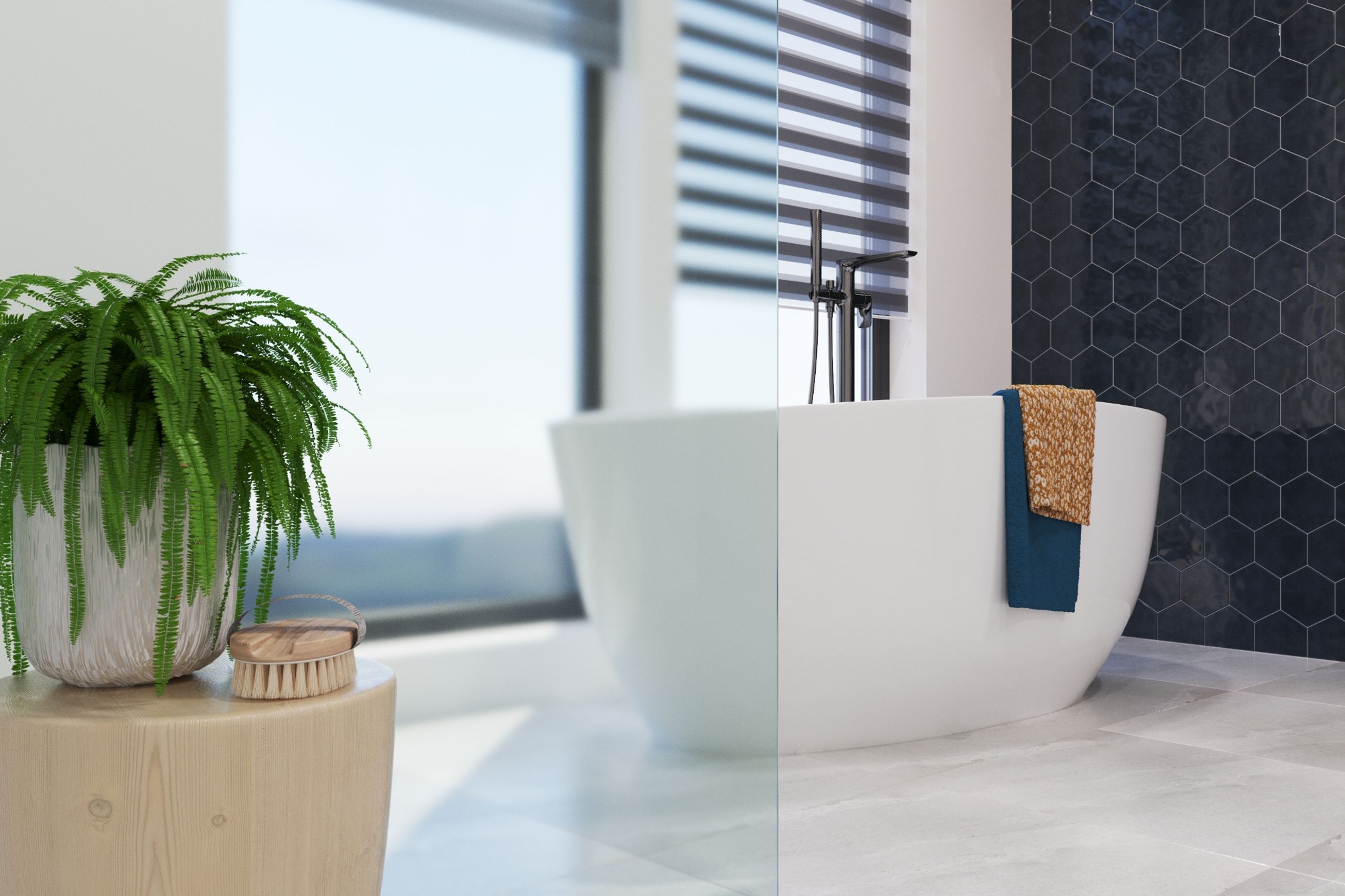Harper 1700 Freestanding Oval Bath