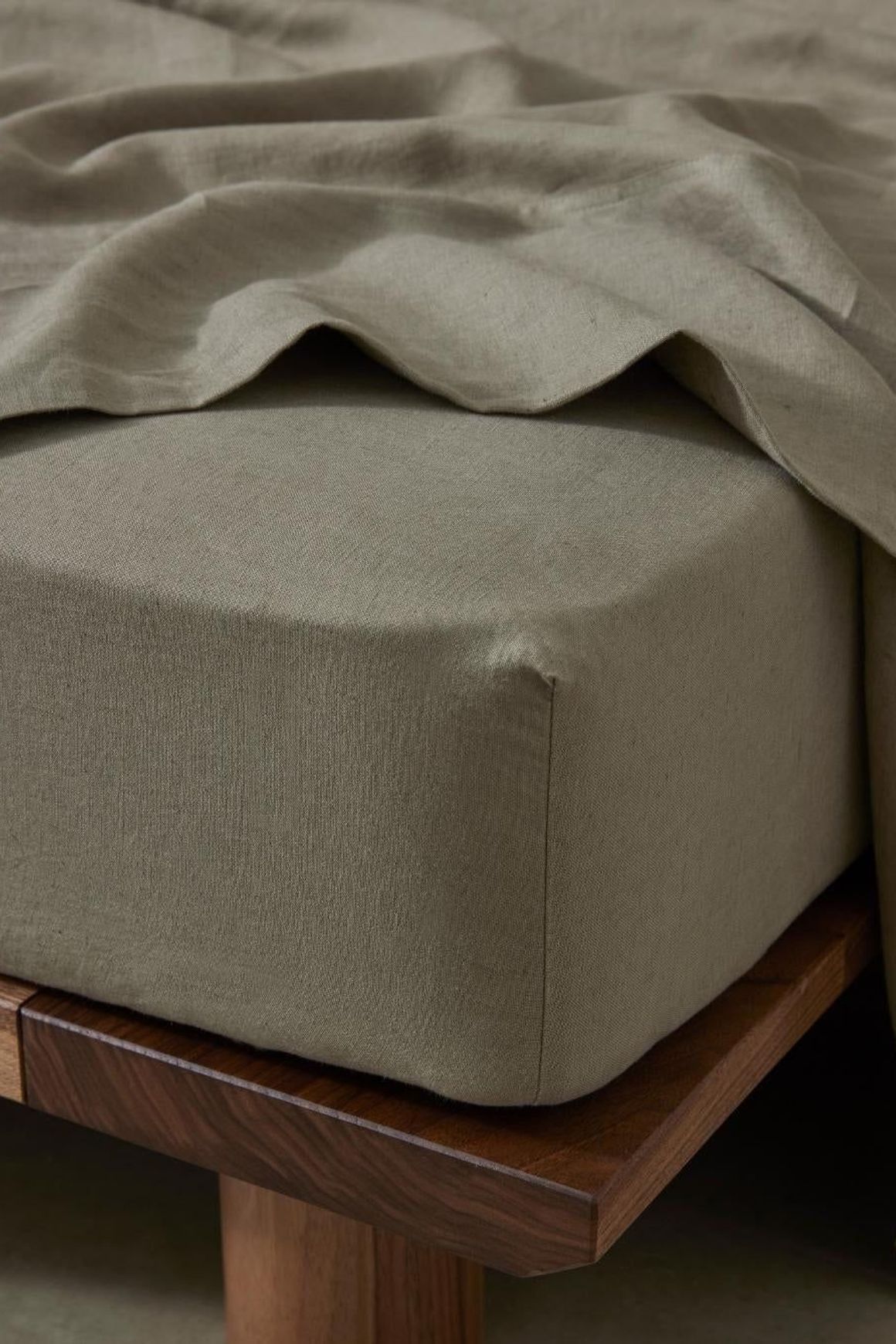 Ravello Linen Flat Sheet - Caper | Weave Home Bed Linen