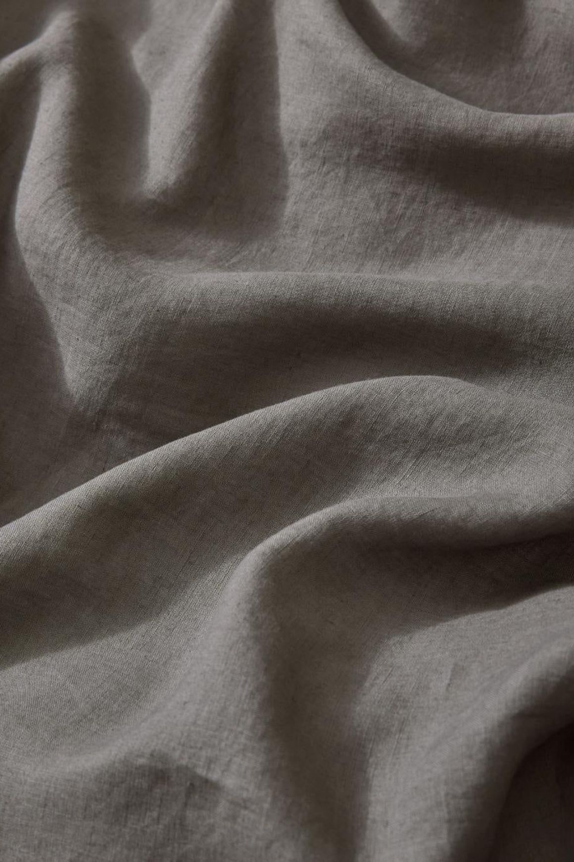 Ravello Linen Flat Sheet - Charcoal | Weave Home Bed Linen