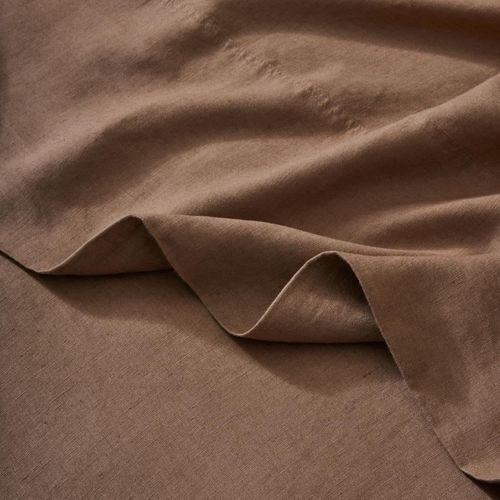 Ravello Linen Flat Sheet - Biscuit | Weave Home Bed Linen
