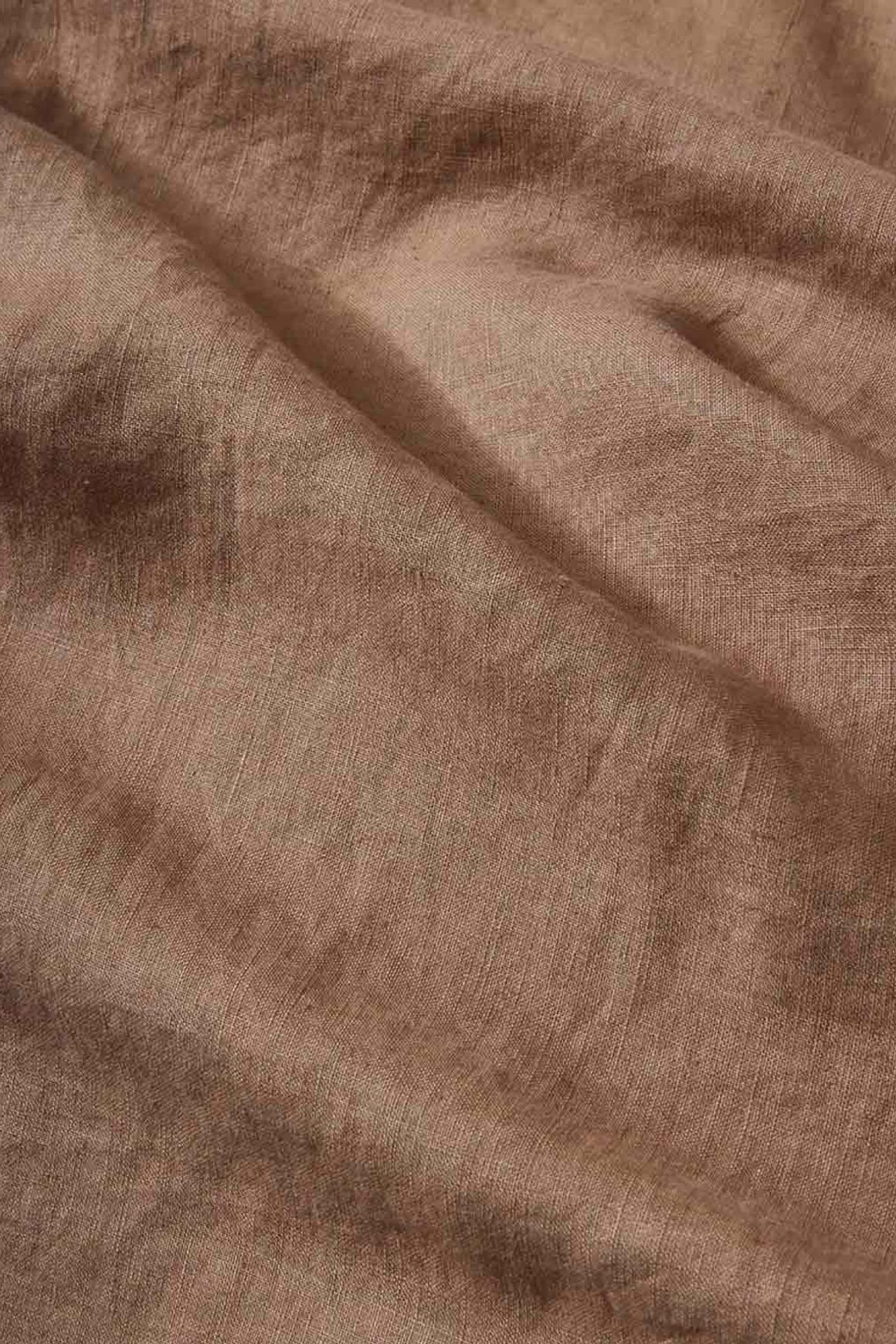 Ravello Linen Fitted Sheet - Biscuit | Weave Home Bed Linen