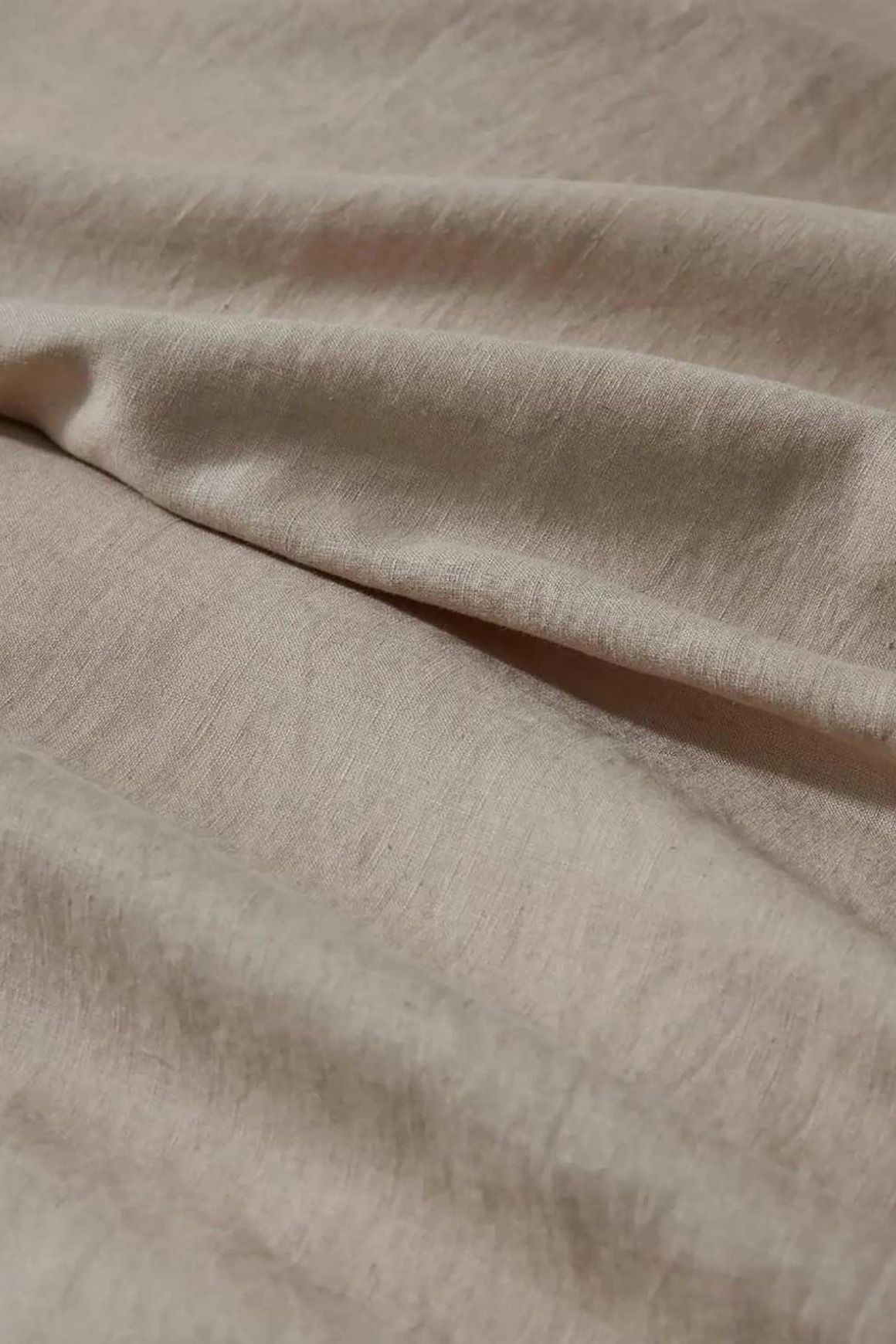 Ravello Linen Fitted Sheet - Shell | Weave Home Bed Linen