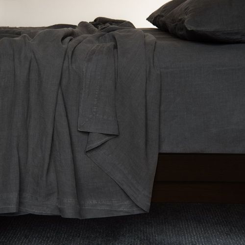 Pure Linen Super King Fitted Sheet