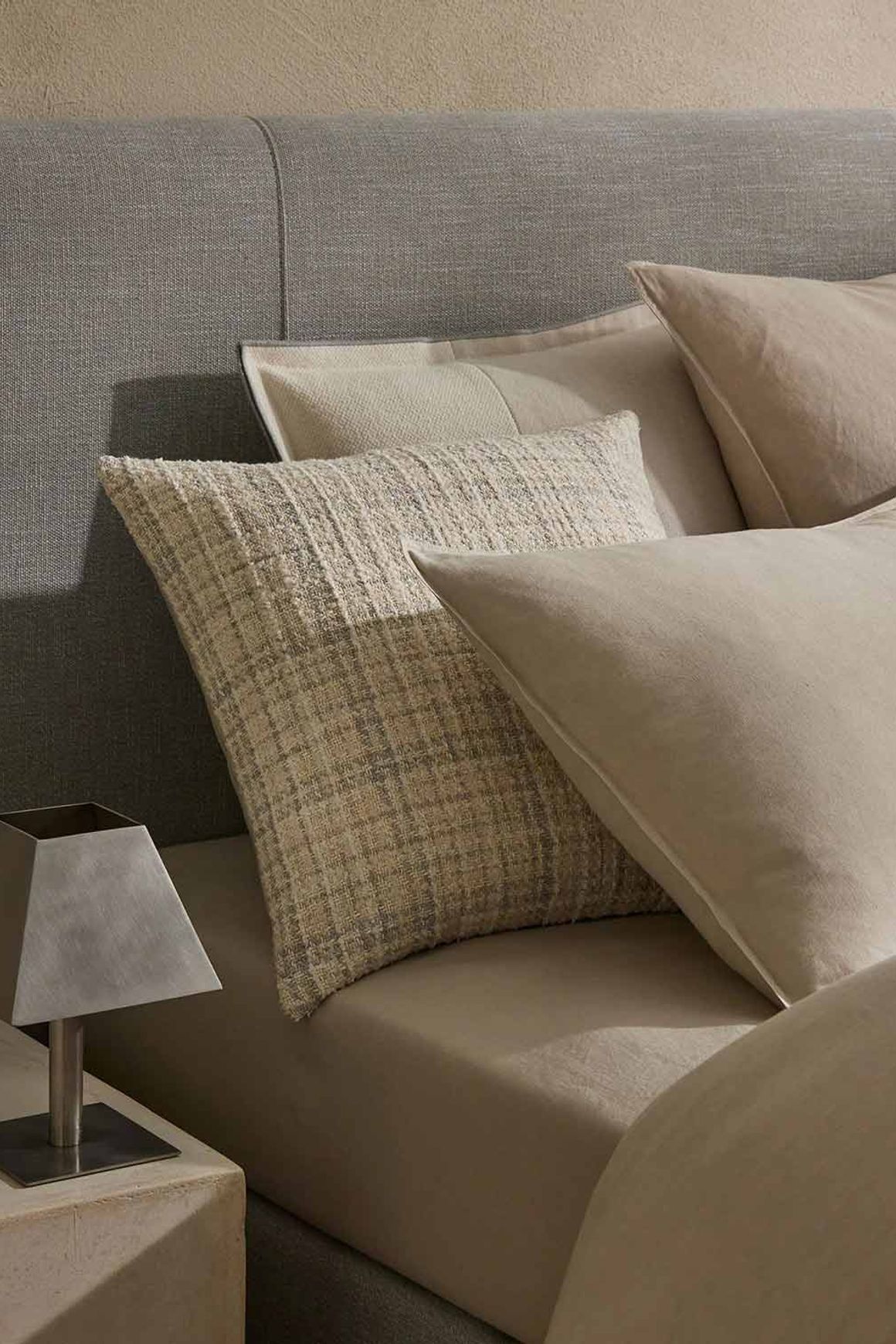 Ravello Linen Fitted Sheet - Bone | Weave Home Bed Linen