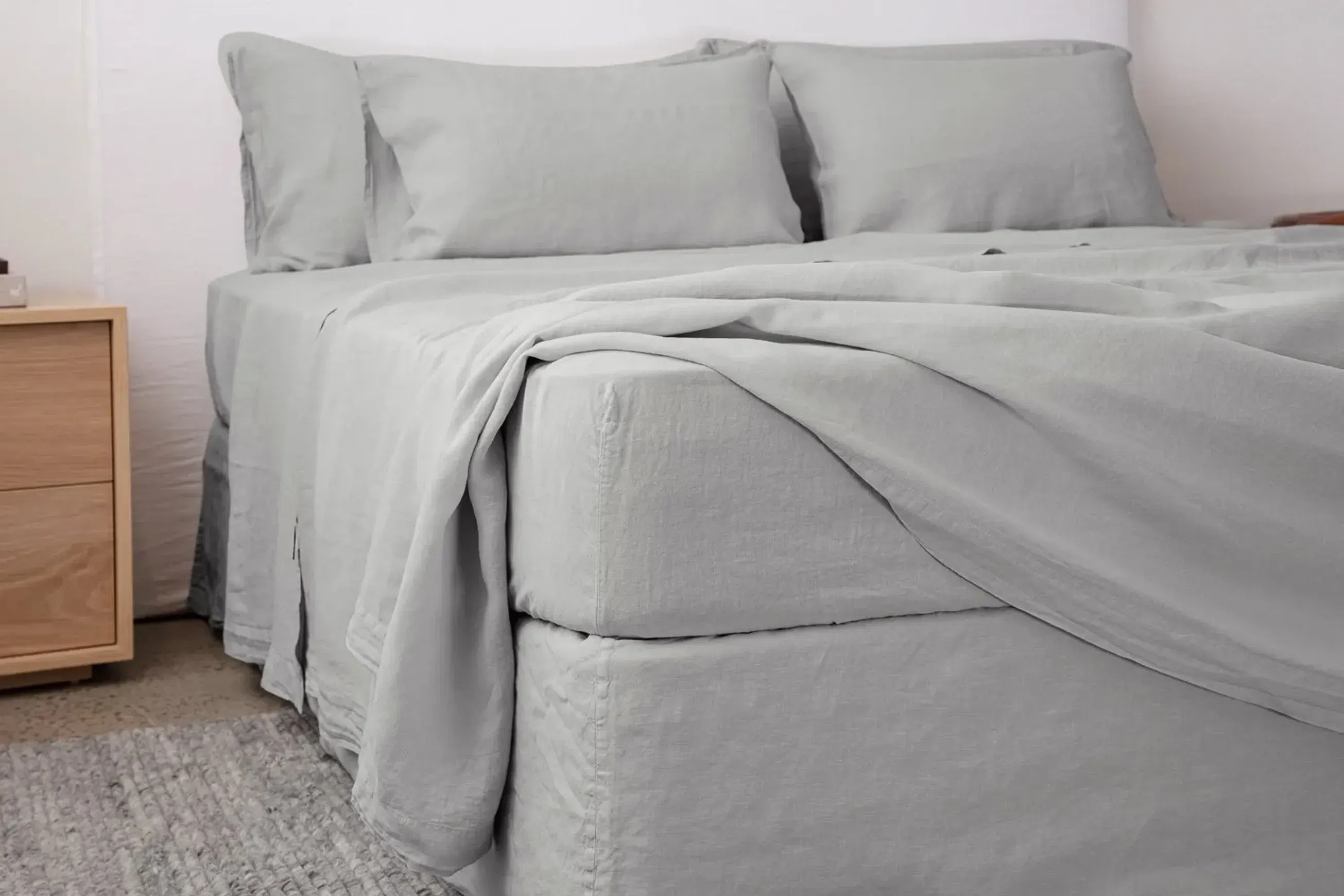 Belgian Linen Valances & Bed Skirts