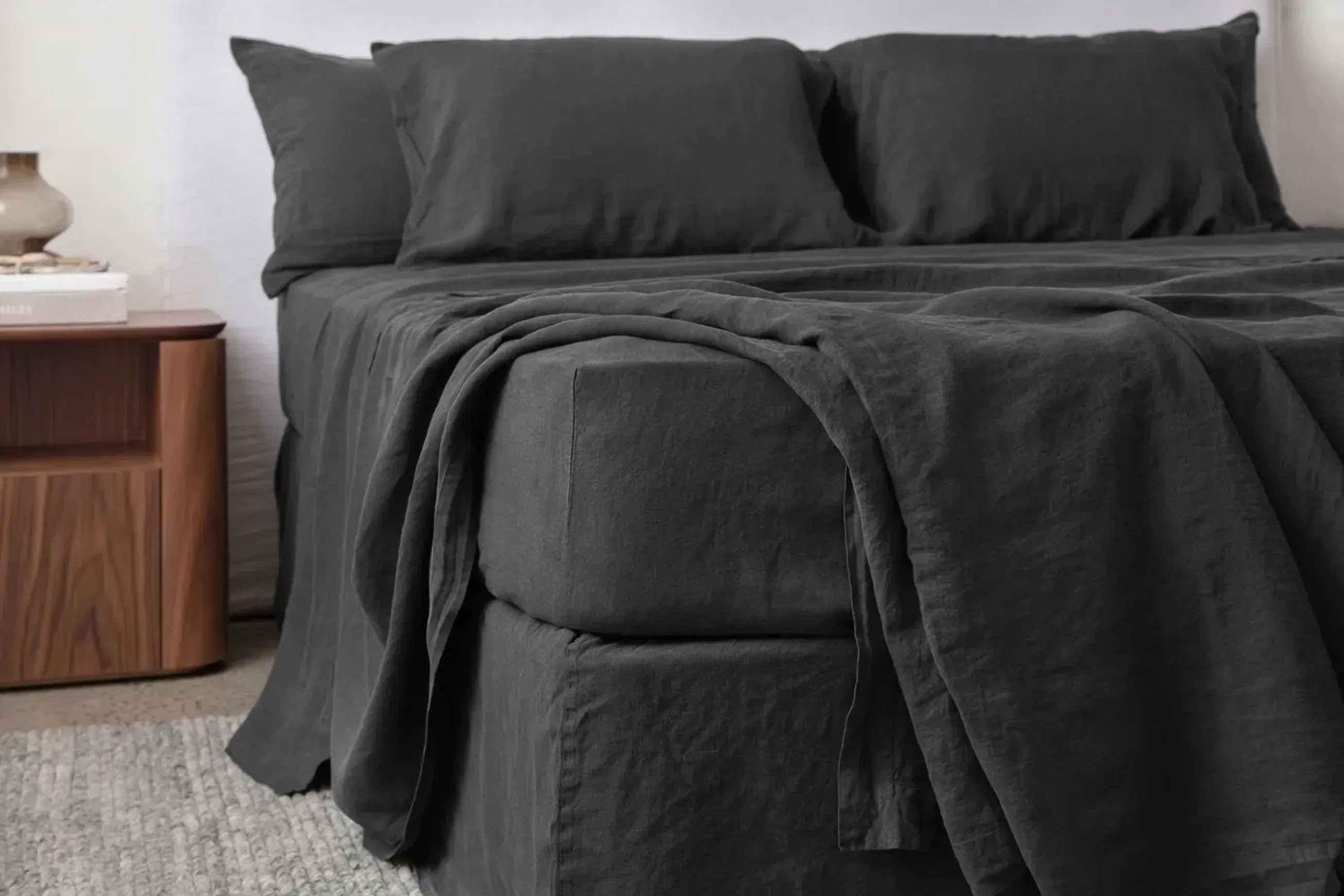 Belgian Linen Valances & Bed Skirts