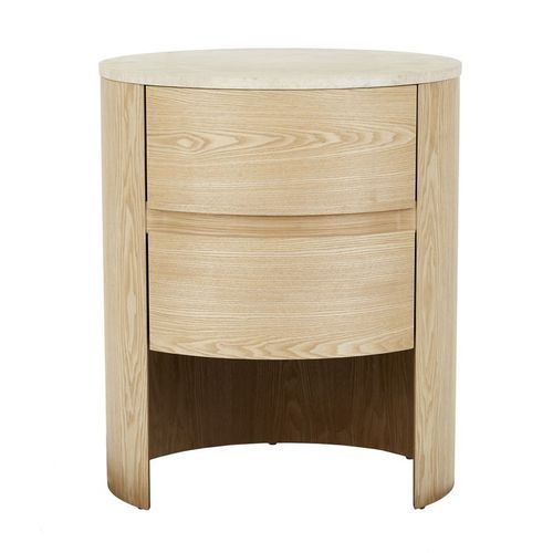 Oberon Lune Marble Bedside