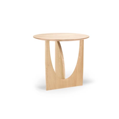 Geometric Side Table | Oak