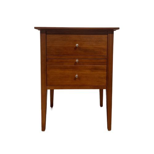 Eden Bedside Cabinet 2 Drawer/Slide