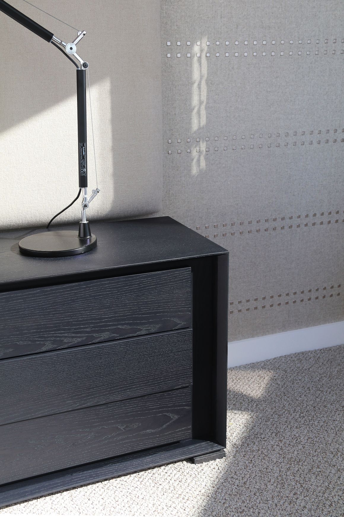 Zurich Three Drawer Bedside