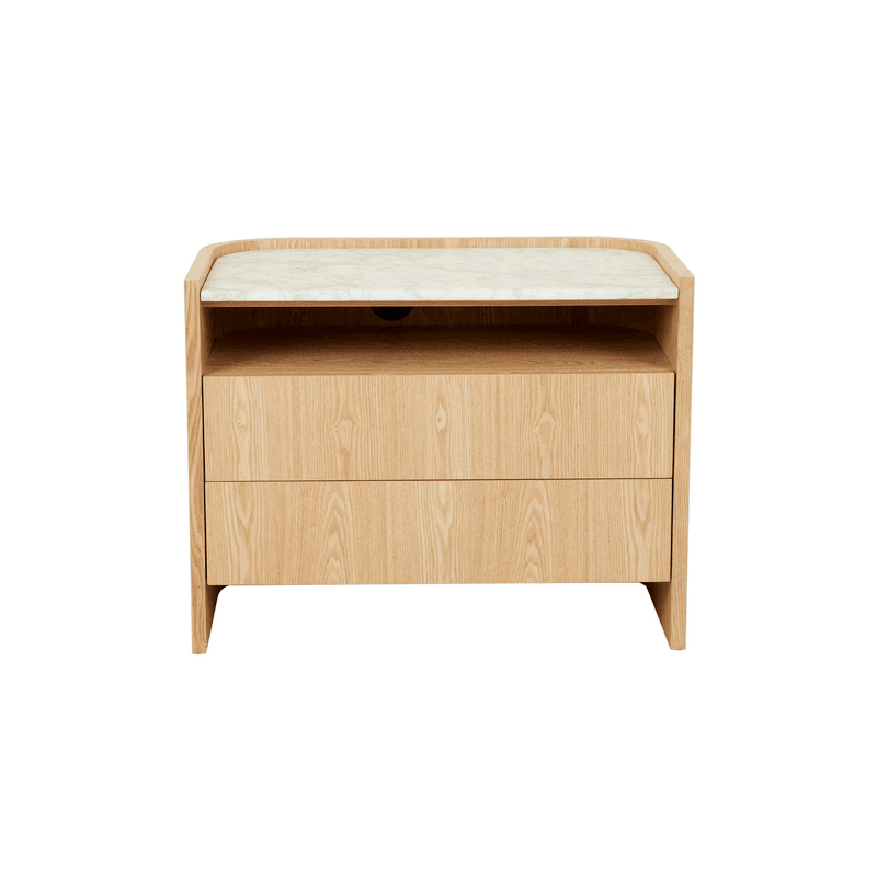 Elsie Two Drawer Bedside