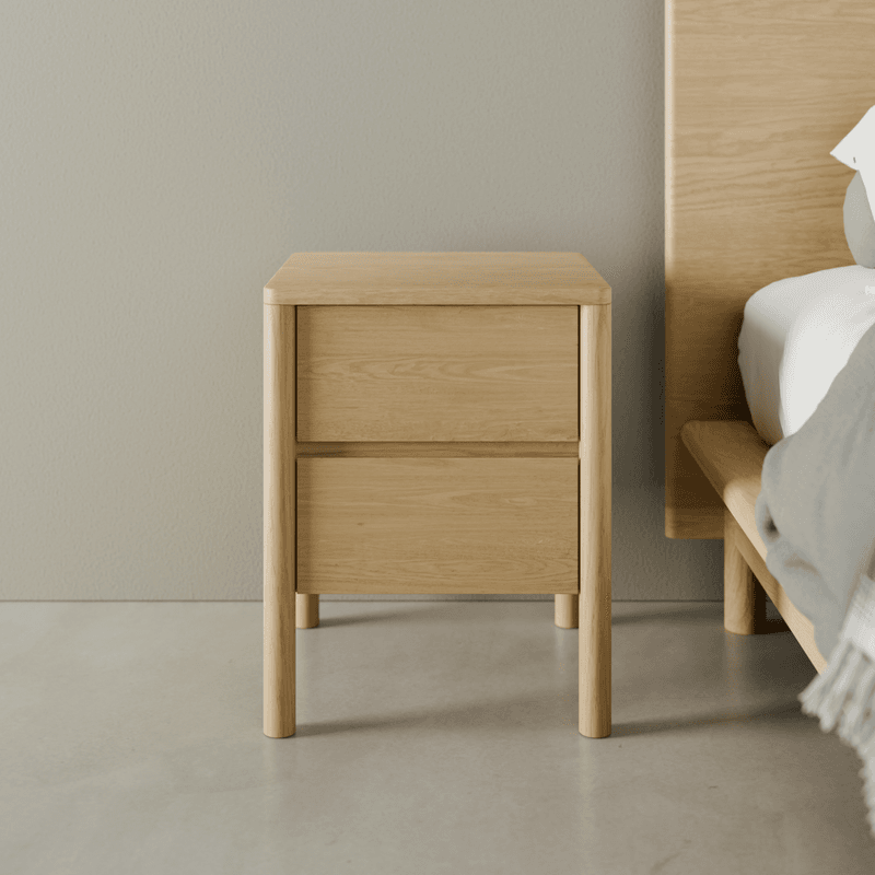 Nordica Bedside Table - Solid Oak