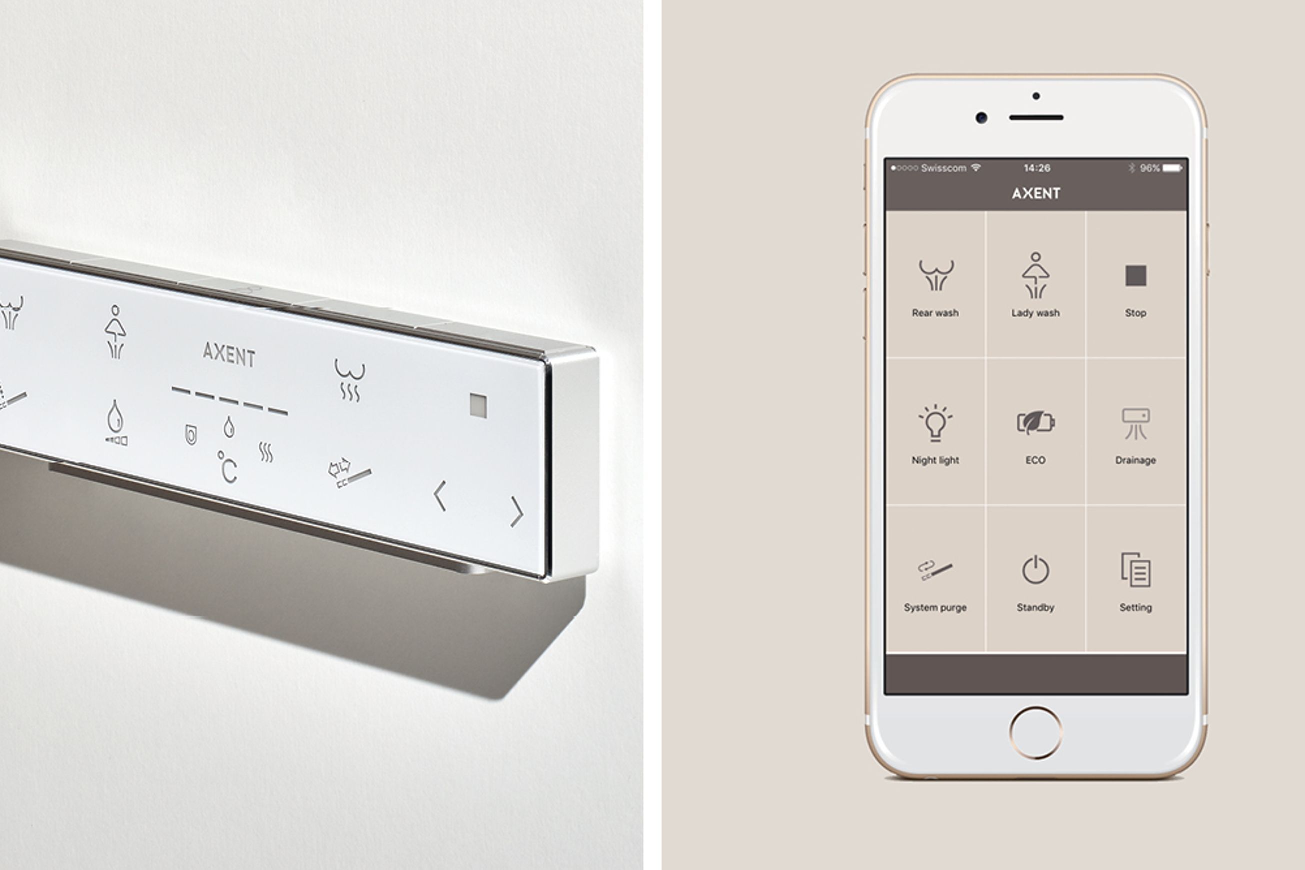 Axent.One Plus Floor Mount Intelligent Shower Toilet