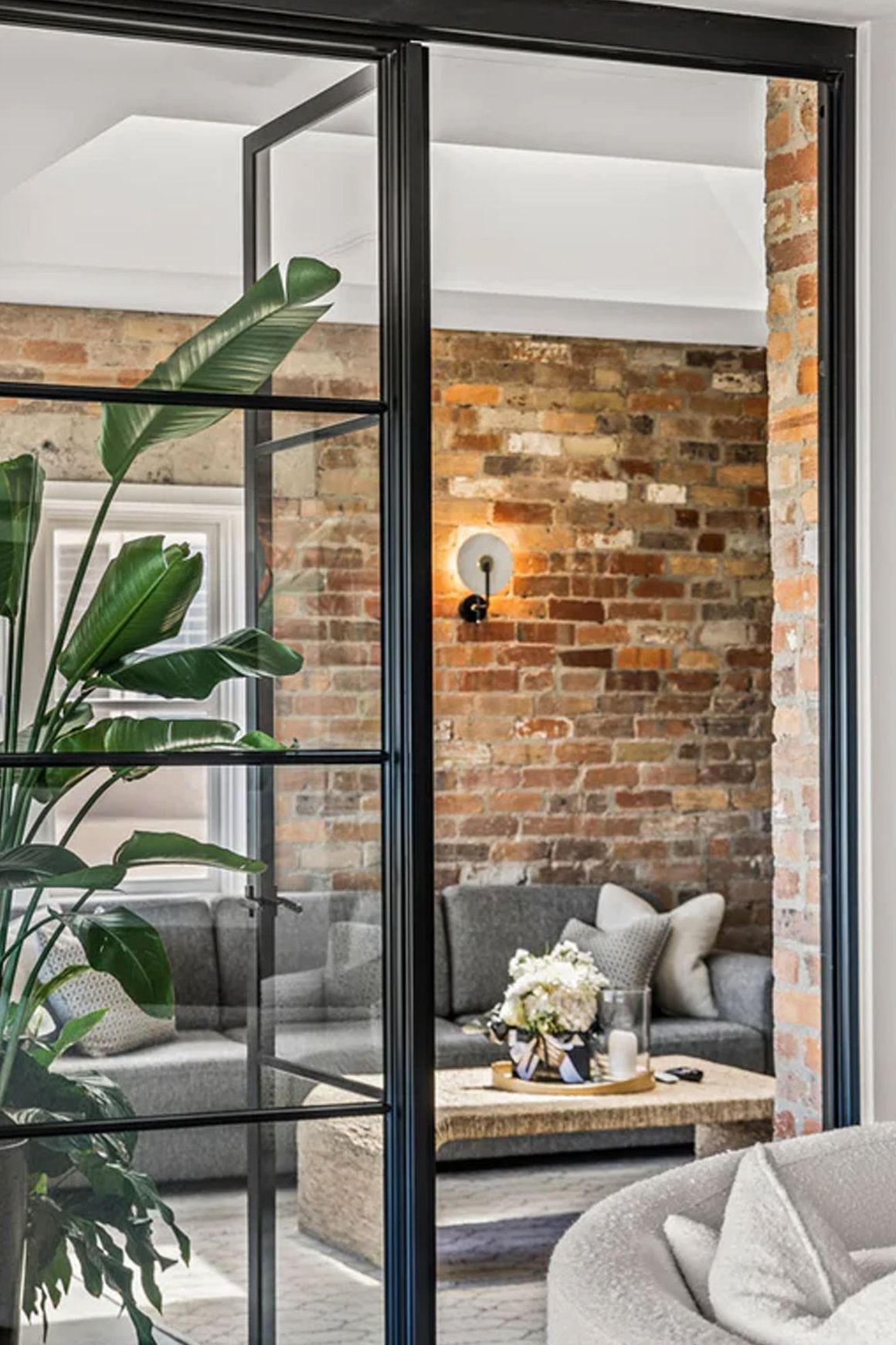 Steel Frame Glass Bifold Doors - Galvanised FPS50