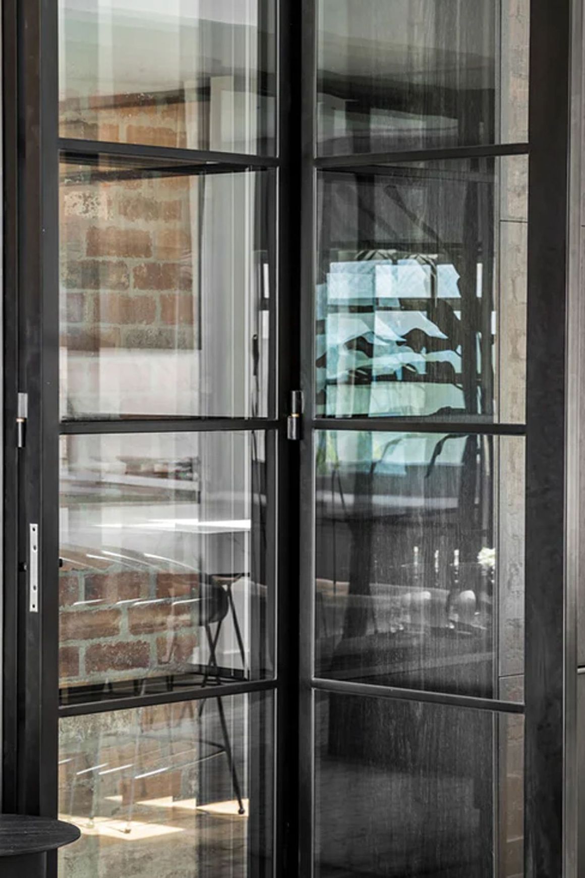 Steel Frame Glass Bifold Doors - Galvanised FPS50