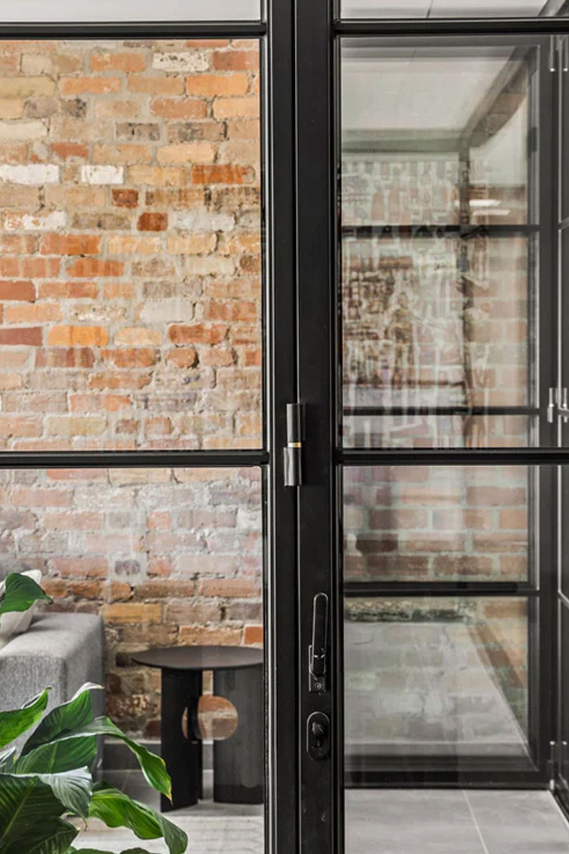Steel Frame Glass Bifold Doors - Galvanised FPS50