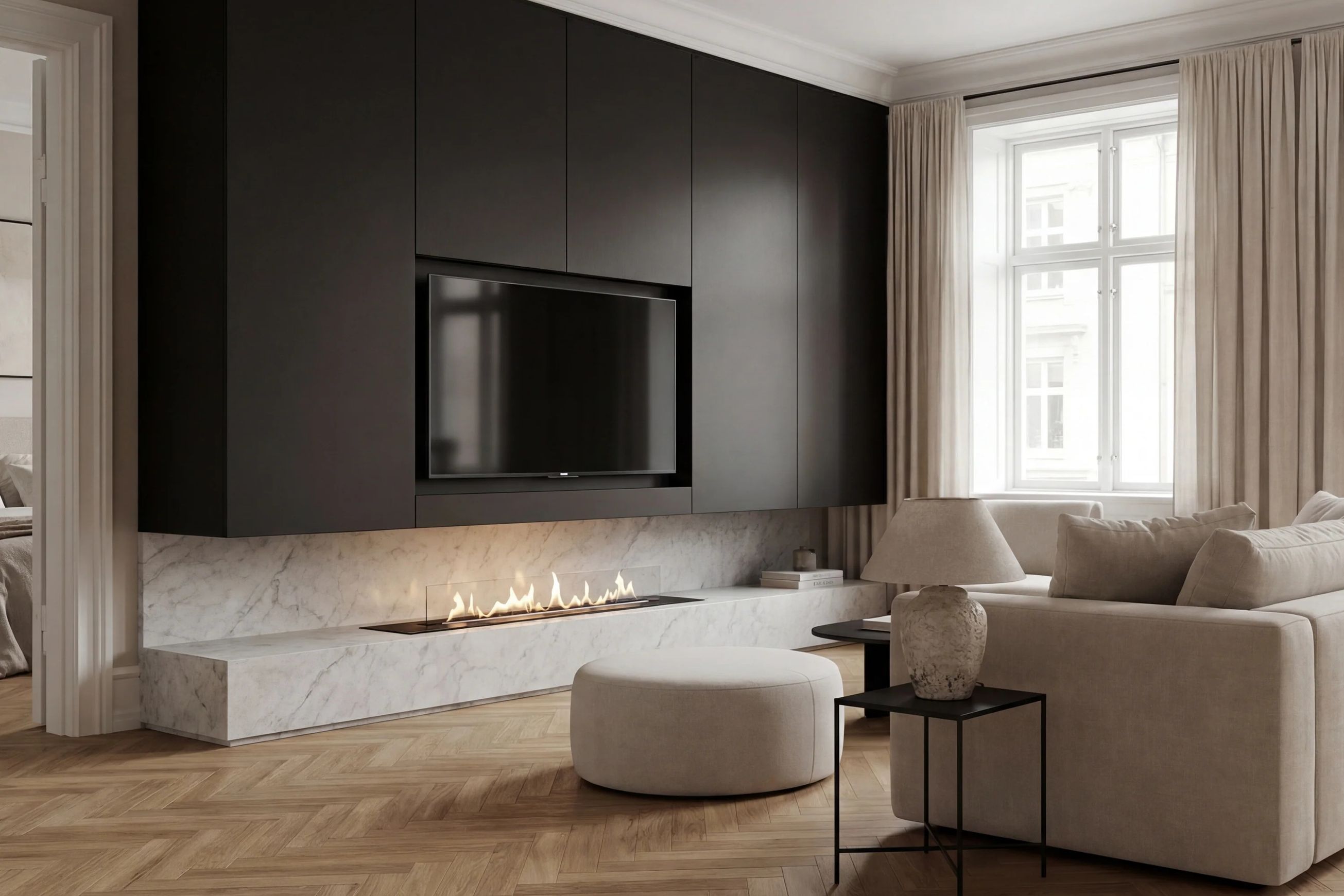 Decoflame BEV Denver F6 Fireplace
