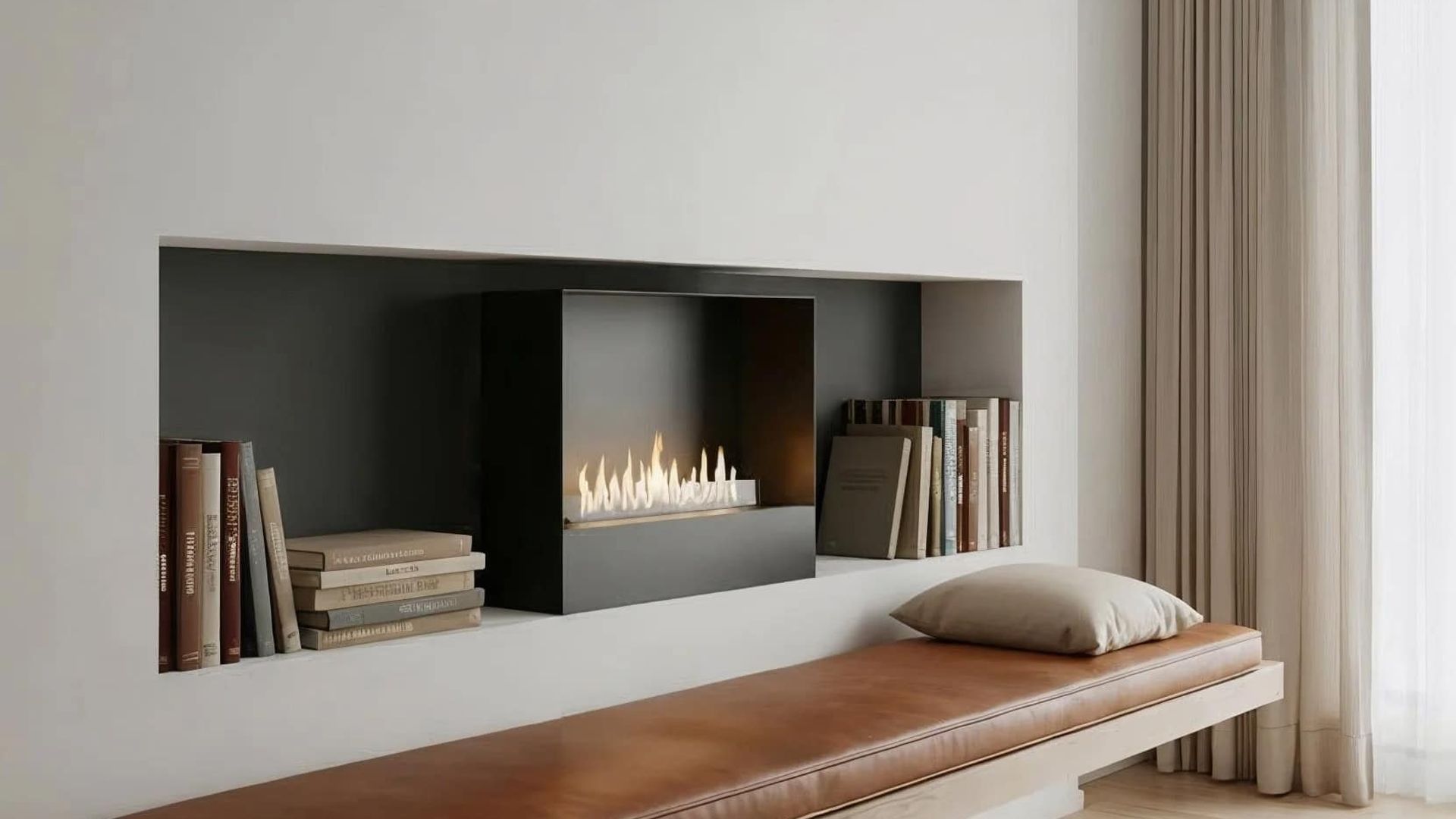 Decoflame Milan Modular BEV Fireplace – Real Flame Net Zero Heating Australia