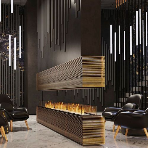 EcoSmart Flex Island Biofuel Fireplace