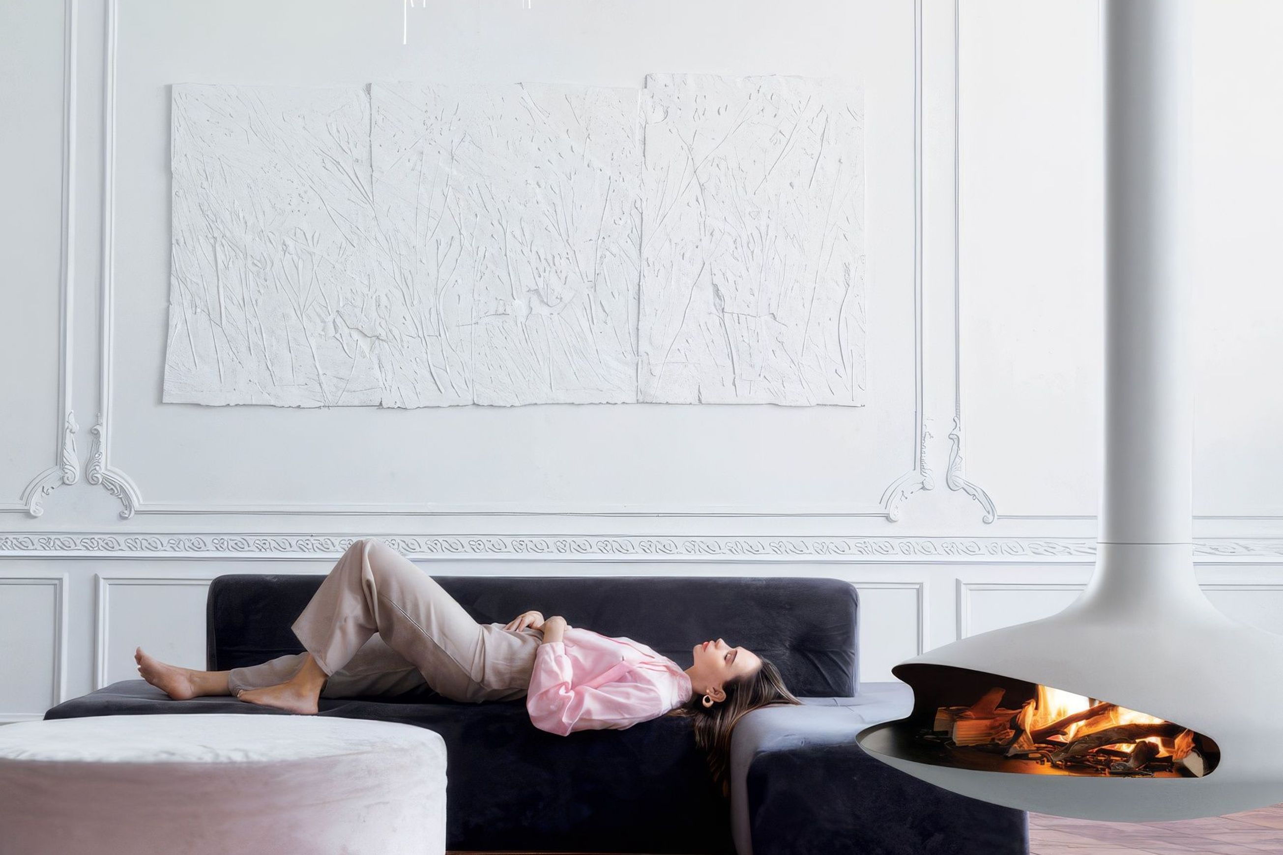 Gyrofocus Bioethanol Suspended Fireplace