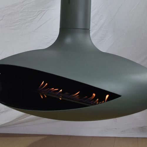 Zen Elegante 1200 Bio-Ethanol Suspended Fireplace