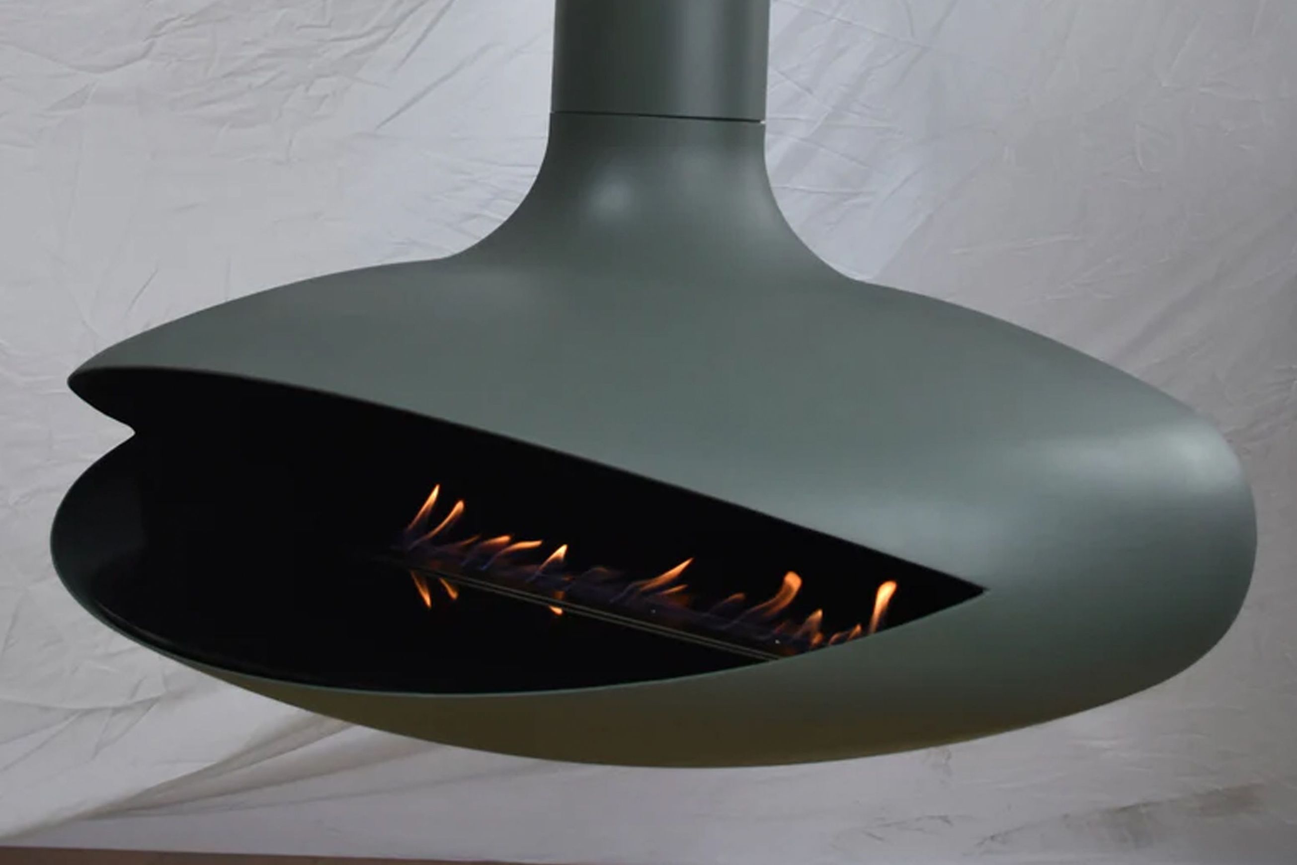 Zen Elegante 1200 Bio-Ethanol Suspended Fireplace