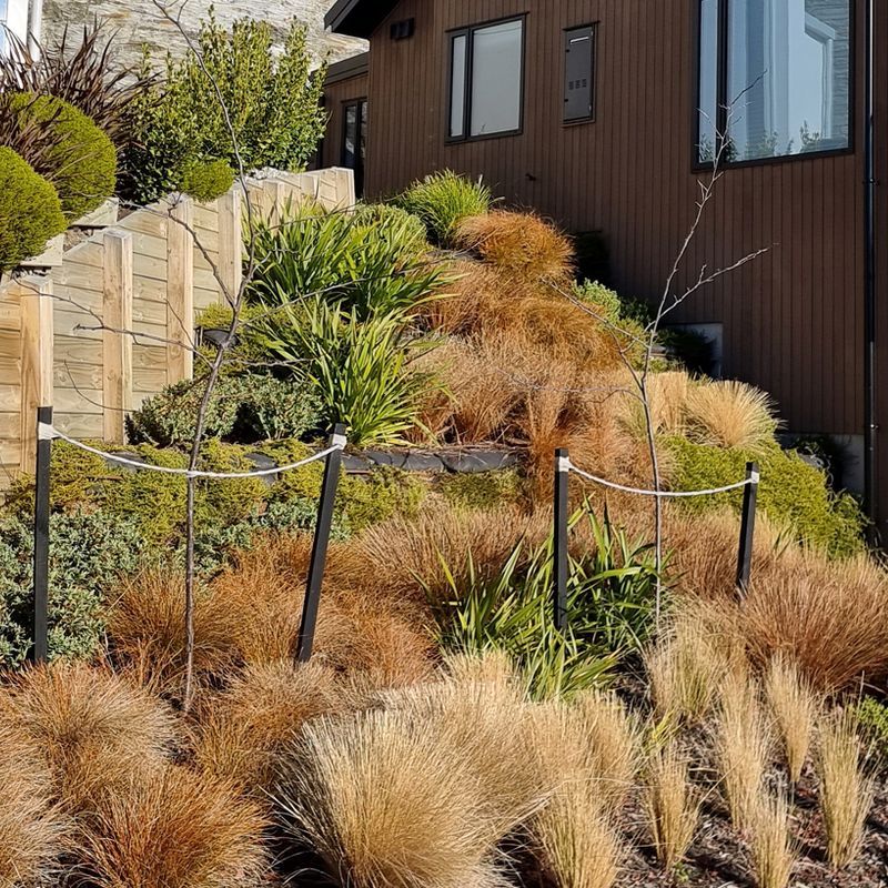 Untreated Pine Stake Painted Black